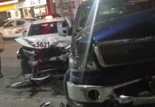 Choque entre taxi y camioneta moviliza emergencia en Tamulté.