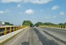 Nuevo puente Los Monos aliviará tráfico en Villahermosa.