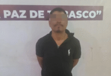Detienen a sujeto por robo domiciliario en Villahermosa.