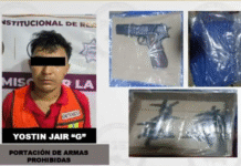 Prisión preventiva a detenido con réplica de arma en Dos Montes.