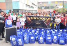 Ángeles del Mago Chong-Tall suma 100 mil apoyos alimentarios.