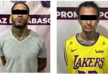 Detienen a dos por drogas en Tierra Colorada.