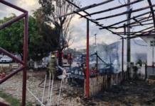 Práctica escolar provoca incendio en Cobatab 28.