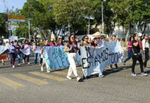 Feministas marchan en Villahermosa exigiendo justicia para Ximena.