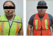 Detienen a dos presuntos narcomenudistas en operativo.