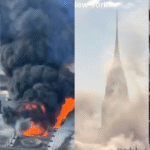 Incendio en rascacielos de Manhattan alarma previo desfile San Patricio.