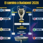 Definen cuartos de final de Champions League 2026.
