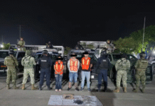 Detienen a tres por delitos contra la salud.