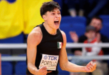 Erick Portillo logra histórica plata mundial indoor de atletismo.