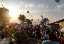 Dan último adiós a niña víctima de fuego cruzado.