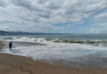Marina alerta por oleaje fuerte en playas tabasqueñas