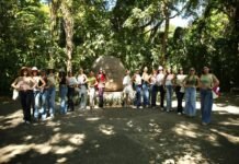Flor Tabasco 2025 y Representantes municipales visitan Museo La Venta y Cacaotera.