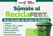 SEMADES anuncia Recicla Fest 2026 para promover reciclaje en Tabasco.