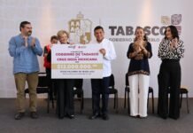 Javier May arranca colecta 2026 de Cruz Roja en Tabasco.