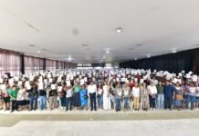 Entregan 1,500 tandas a mujeres en Huimanguillo.