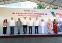 Gobierno y pueblo reafirman legado juarista en Tabasco.