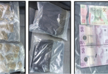 FIRT Olmeca detiene a dos con drogas.