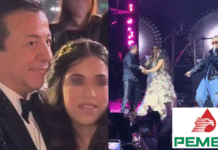 Pemex investiga fiesta de xv millonaria.