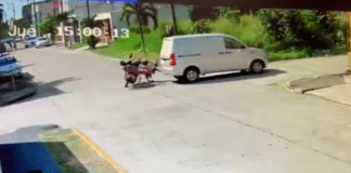 Camioneta arrolla familia y huye tras impacto.