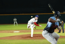 Tigres barre a Olmecas en serie marcada por fuerte pelotazo.