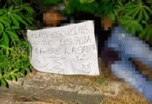 Ejecutan a hombre y dejan mensaje en Cárdenas.