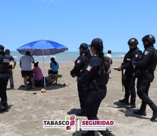 SSPC refuerza seguridad en Tabasco por vacaciones 2026.