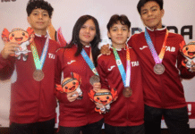Tabasco arrasa con medallas y sube posiciones.