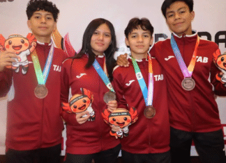 Tabasco arrasa con medallas y sube posiciones.
