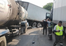 Brutal carambola colapsa carretera Villahermosa–Frontera y desata enorme caos vial