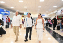 Mario Delgado aterriza en Tabasco con cruzada nacional antidrogas educativa.