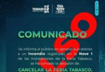 COMUNICADO DE FERIA TABASCO