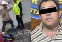 GOLPEA A POLICÍA EN EL METRO… ¡TRAS ACUSACIÓN DE ACOSO!