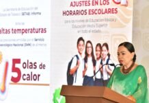 SETAB ajusta horarios escolares por intensas olas de calor.