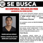 Ofrecen medio millón por capturar peligroso homicida.