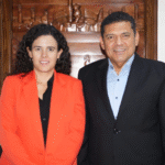 Javier May refuerza alianza con Luisa Alcalde.
