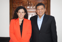 Javier May refuerza alianza con Luisa Alcalde.