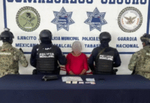 Caen mujer con dosis de droga en Comalcalco.