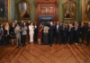 Claudia Sheinbaum e Infantino sellan pacto mundialista en Palacio.