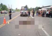 ¡Fatal derrape! Motociclista encuentra la muerte en Huimanguillo.