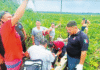 Salvan a anciano atrapado ocho horas en pantano.