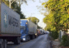 ¡Cierran carretera Frontera por culpa de los apagones!