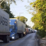 ¡Cierran carretera Frontera por culpa de los apagones!