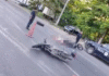 Choque de motocicletas en Ciudad Industrial deja herido.