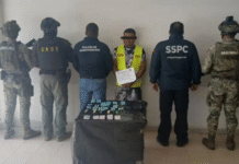 Detienen a hombre por presunto narcomenudeo en Huimanguillo.