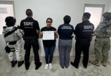 Detienen a mujer por secuestro en Comalcalco.
