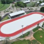 ¡Velocidad pura! Javier May enciende la pista del nuevo patinódromo.
