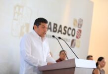 Javier May anuncia apoyos en seis municipios tabasqueños.