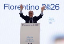 Florentino Pérez se perpetúa en la presidencia del Real Madrid.