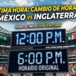 ¡Tómala! Adelantan el México contra Inglaterra por culpa del clima.