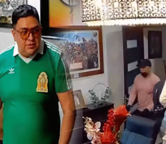 Ladrones con playera de la Selección roban vivienda.